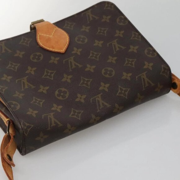 LOUIS VUITTON Monogram Cartouchiere GM Shoulder Bag M51252 LV Auth BA4214 - Picture 7 of 16